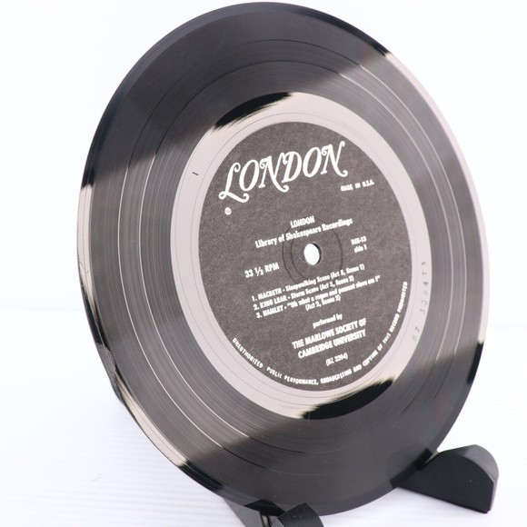 London Library of Shakespeare Recordings Macbeth Hamlet 33 rpm 7" Record DJX-13 - Picture 15 of 16